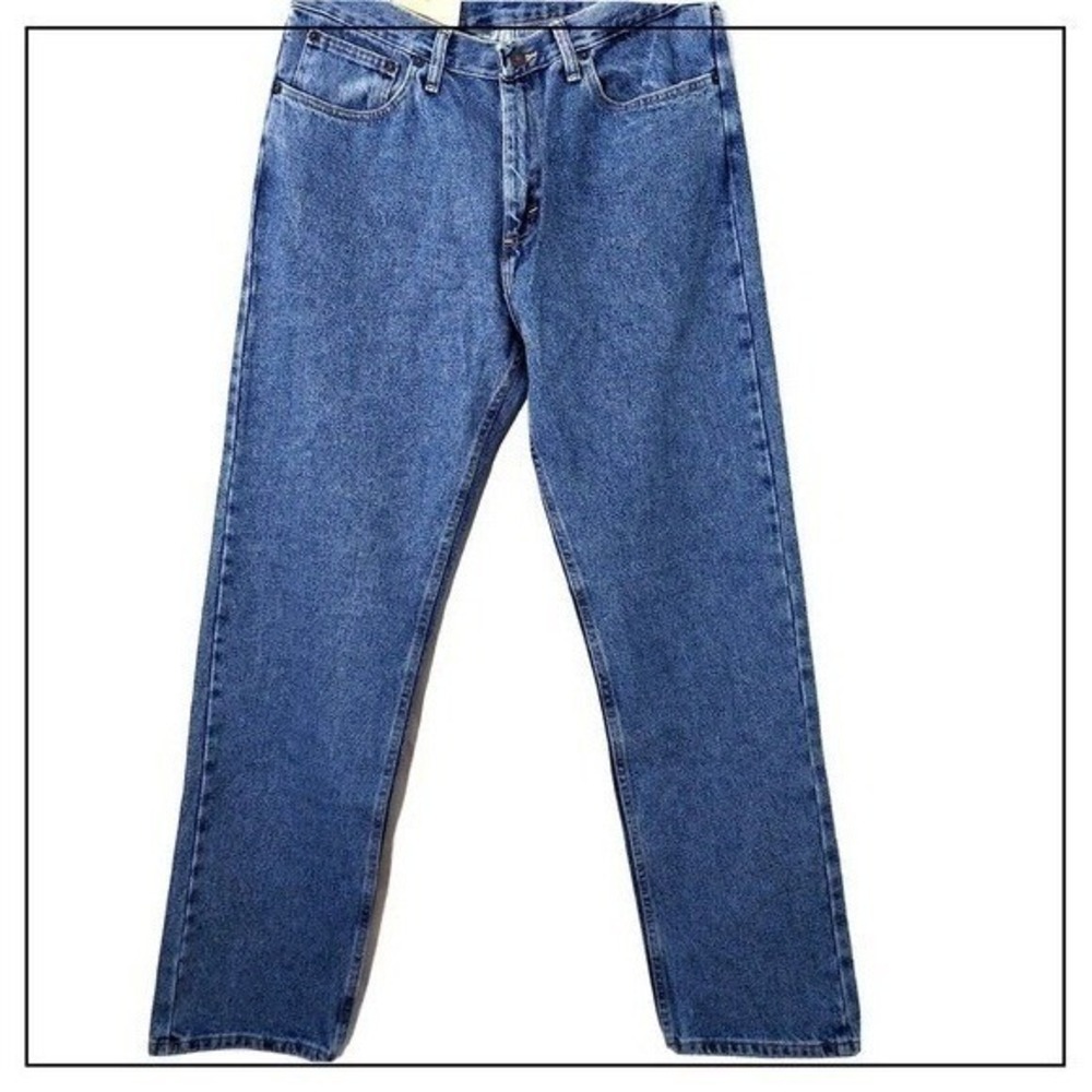 Magellan Jeans Men 36 34 Carpenter Workwear Utility Relaxed Fit Heavy Duty Denim